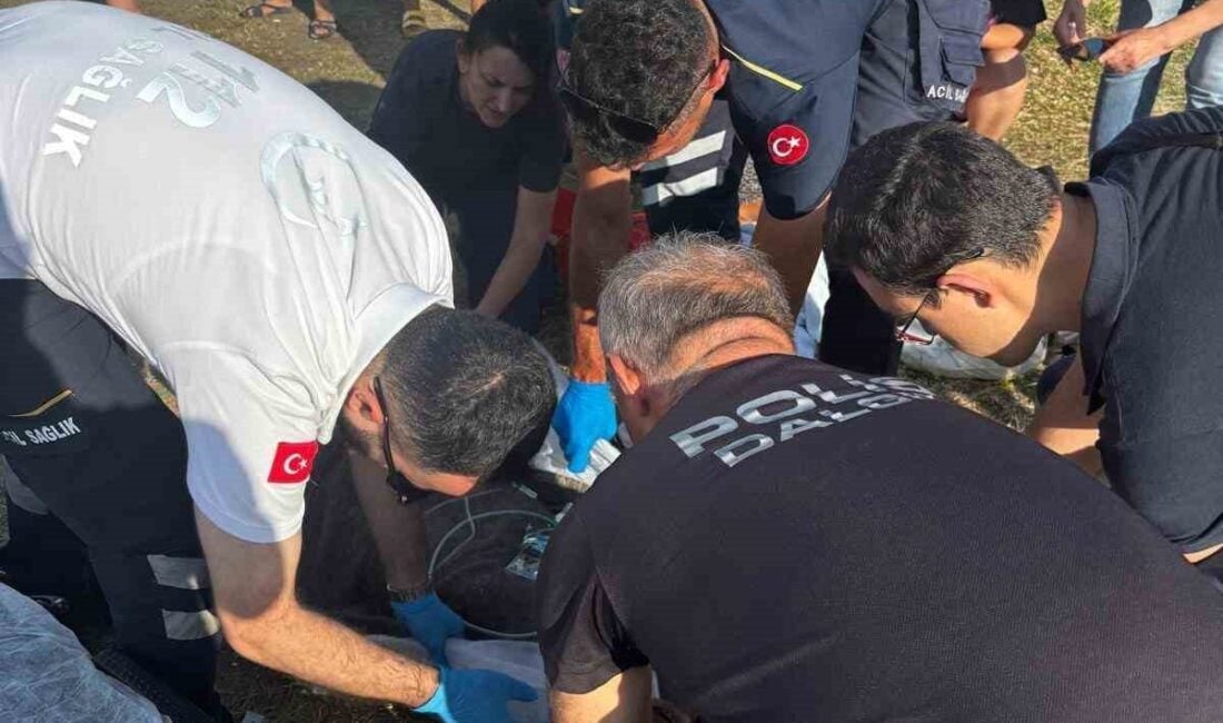 Samsun'un Atakum ilçesinde denizde serinleyen M.C. (19), Y.E.A. (14), C.A.