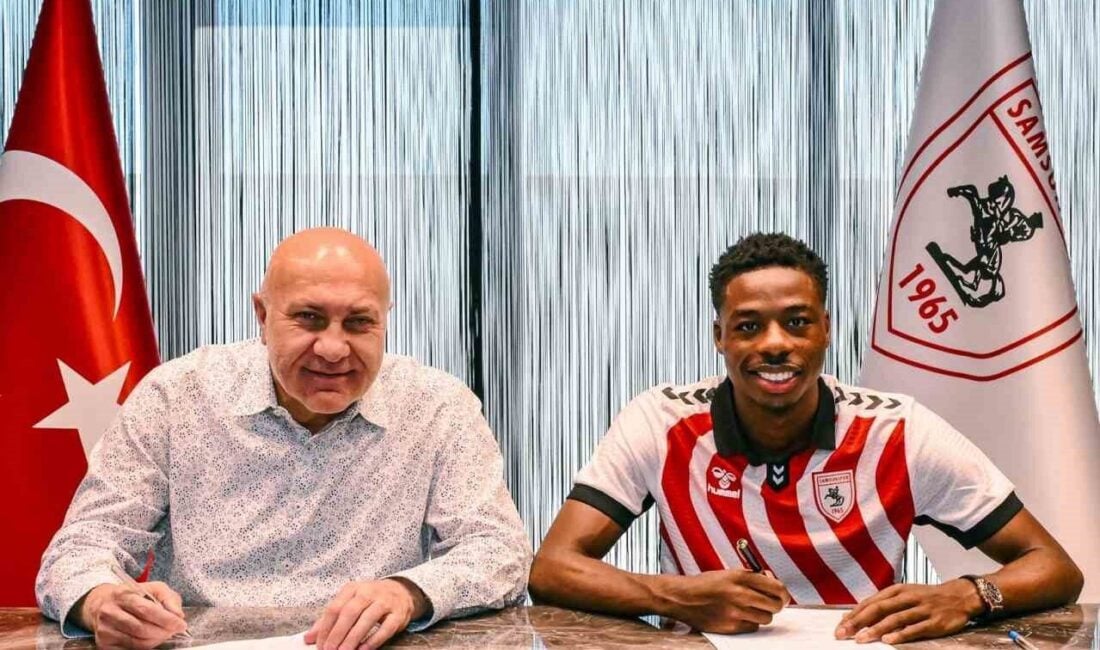 Samsunspor, Hollandalı futbolcu Anthony Musaba ile 4 yıllık sözleşme imzaladı.