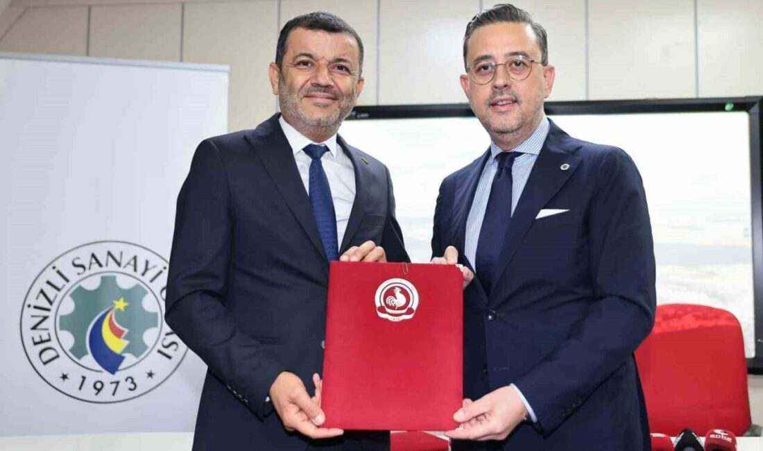 Denizli Sanayi Odası Başkanı Selim Kasapoğlu ile Büyükşehir Belediye Başkanı