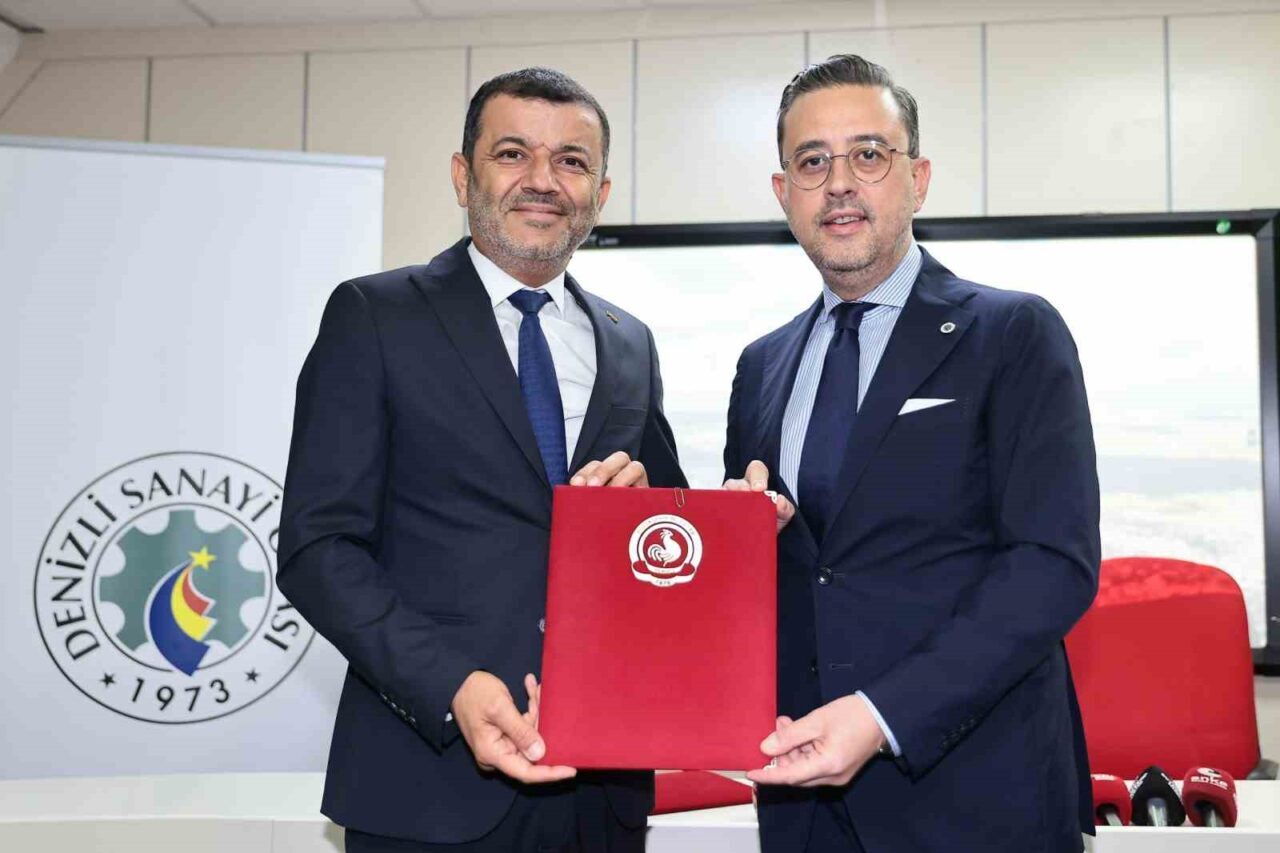 Denizli Sanayi Odası Başkanı Selim Kasapoğlu ile Büyükşehir Belediye Başkanı