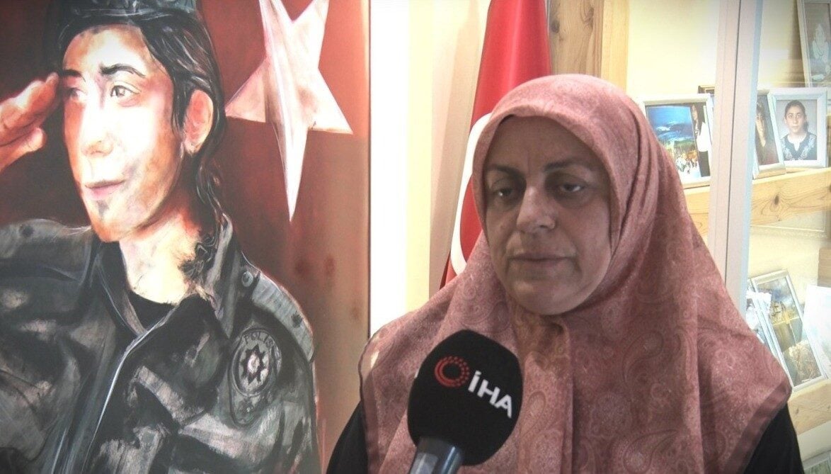 Şehit Komiser Yardımcısı Cennet Yiğit’in babası Yahya Yiğit, Cumhurbaşkanı Recep