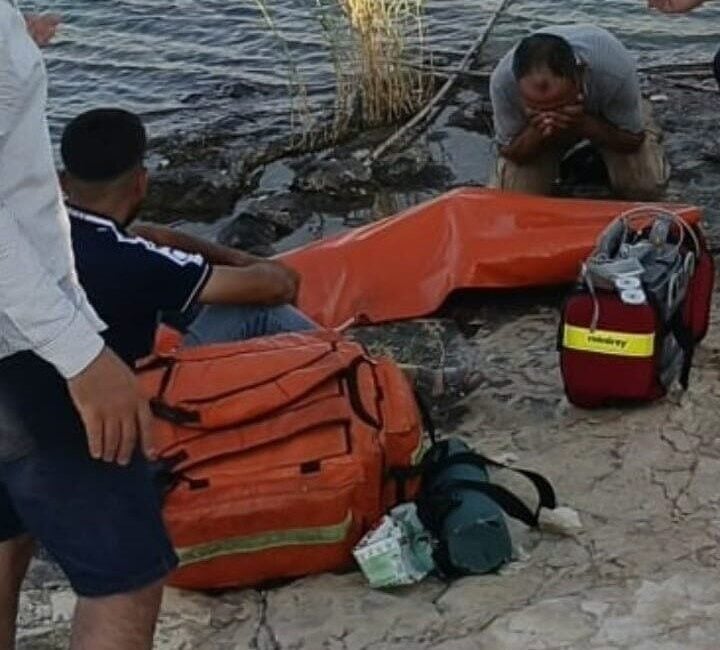 Gaziantep'in Nizip ilçesinde serinlemek için Fırat Nehri'ne giren 15 yaşındaki