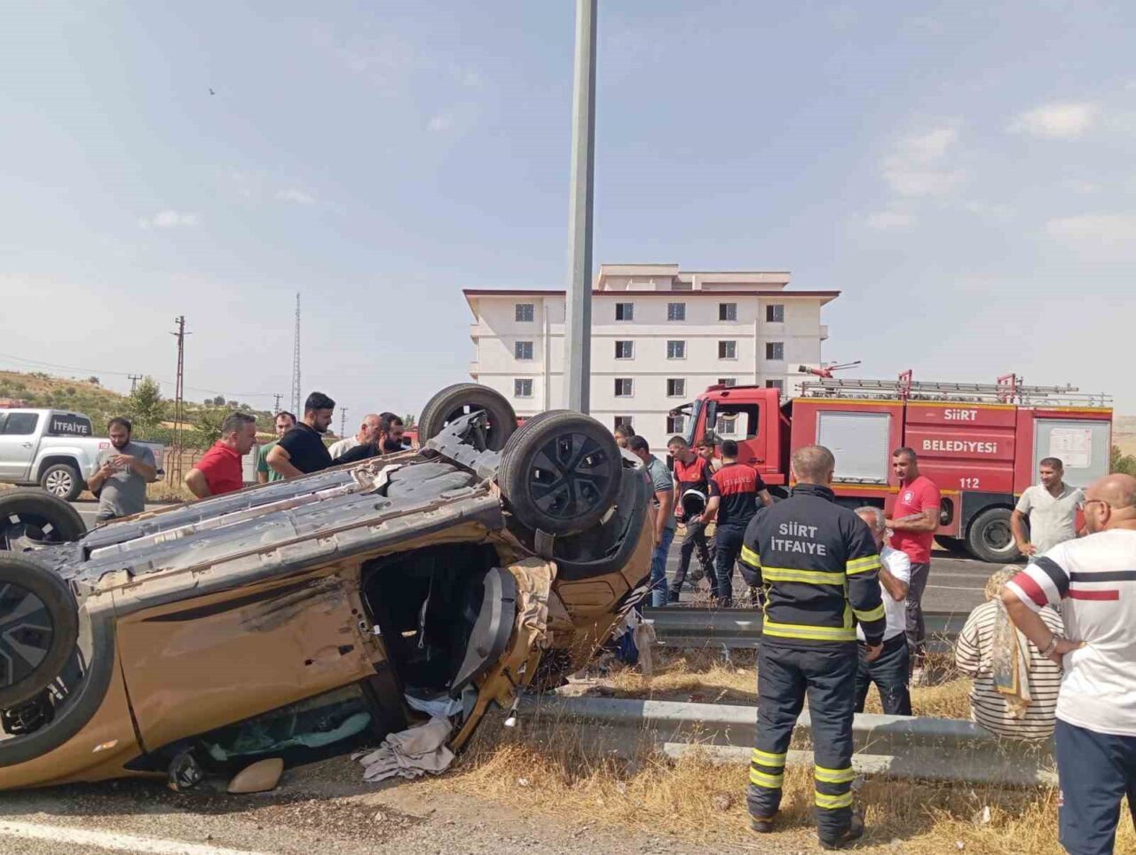 Siirt'te meydana gelen kazada, M.Ö. (57) ve H.Ö. (27) ile