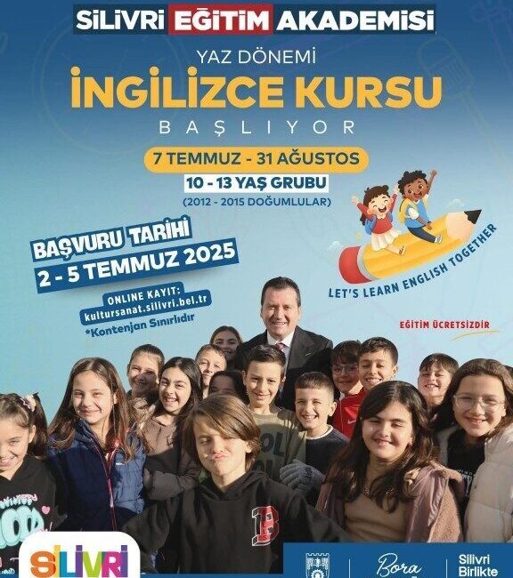 Silivri Belediyesi, 10-13 yaş arası çocuklar için 7 Temmuz-31 Ağustos