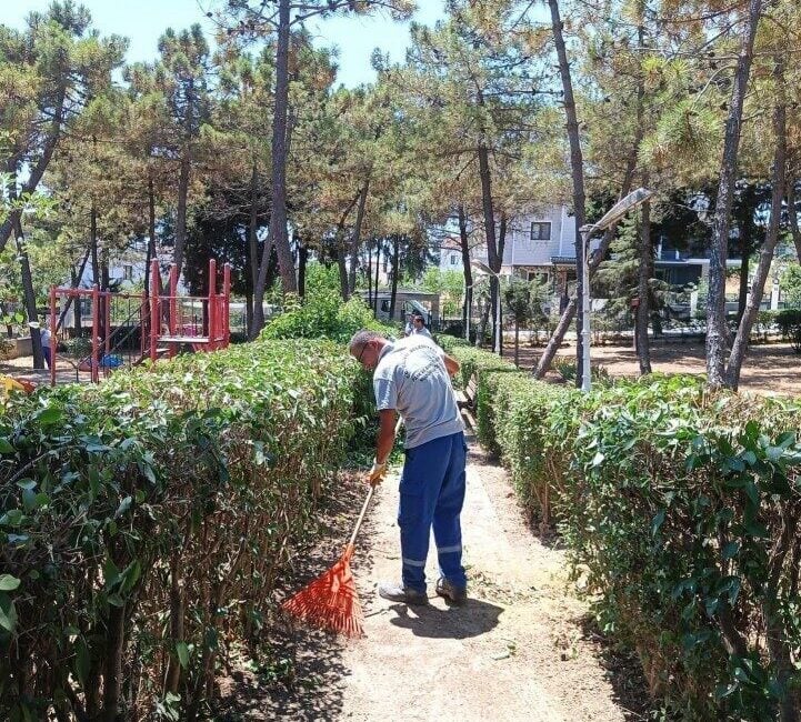 Silivri Belediyesi, Park ve Bahçeler Müdürlüğü aracılığıyla ilçede bakım ve