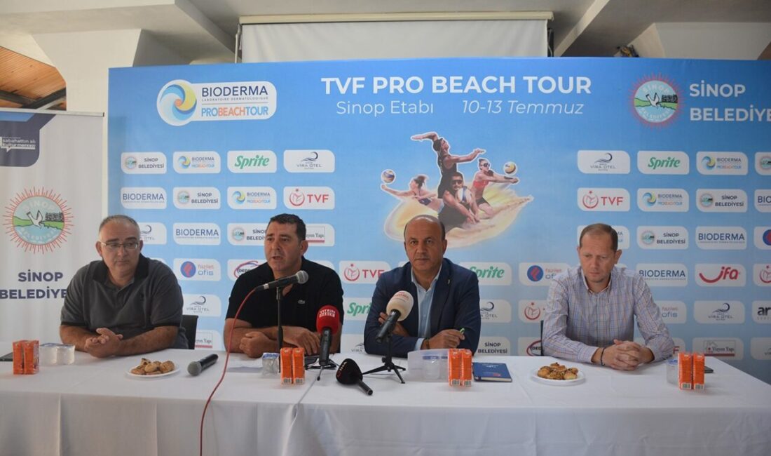 Sinop’ta 10-13 Temmuz tarihlerinde gerçekleştirilecek 7. Uluslararası Pro Beach Voleybol