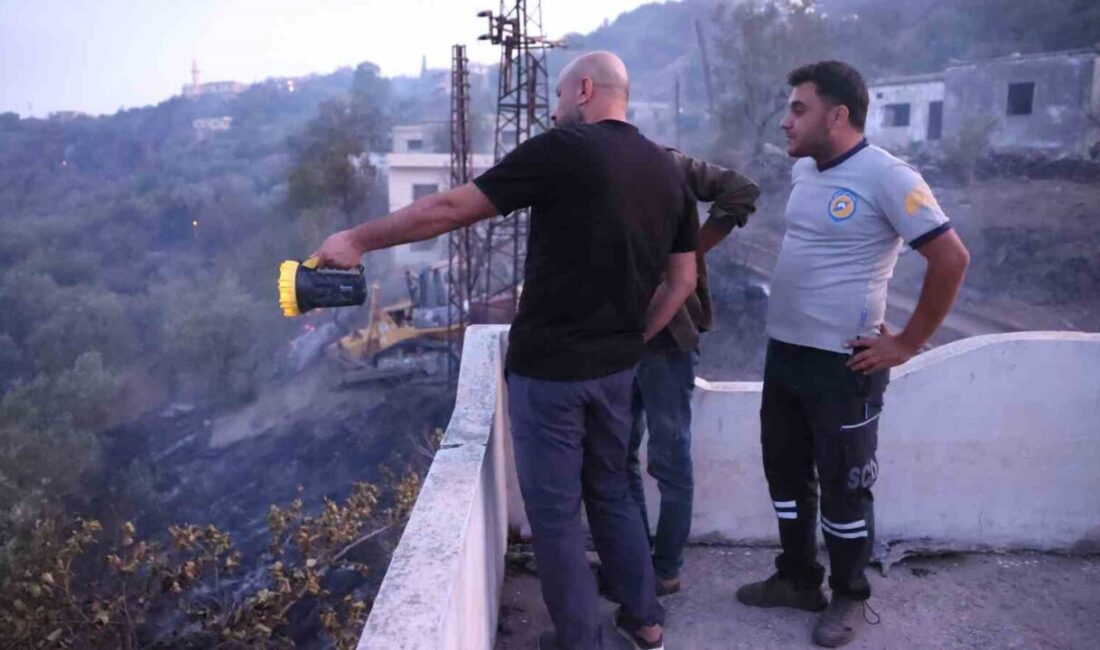 Suriye’nin Lazkiye ilindeki orman yangınlarını söndürme çalışmalarına Türkiye, Ürdün ve