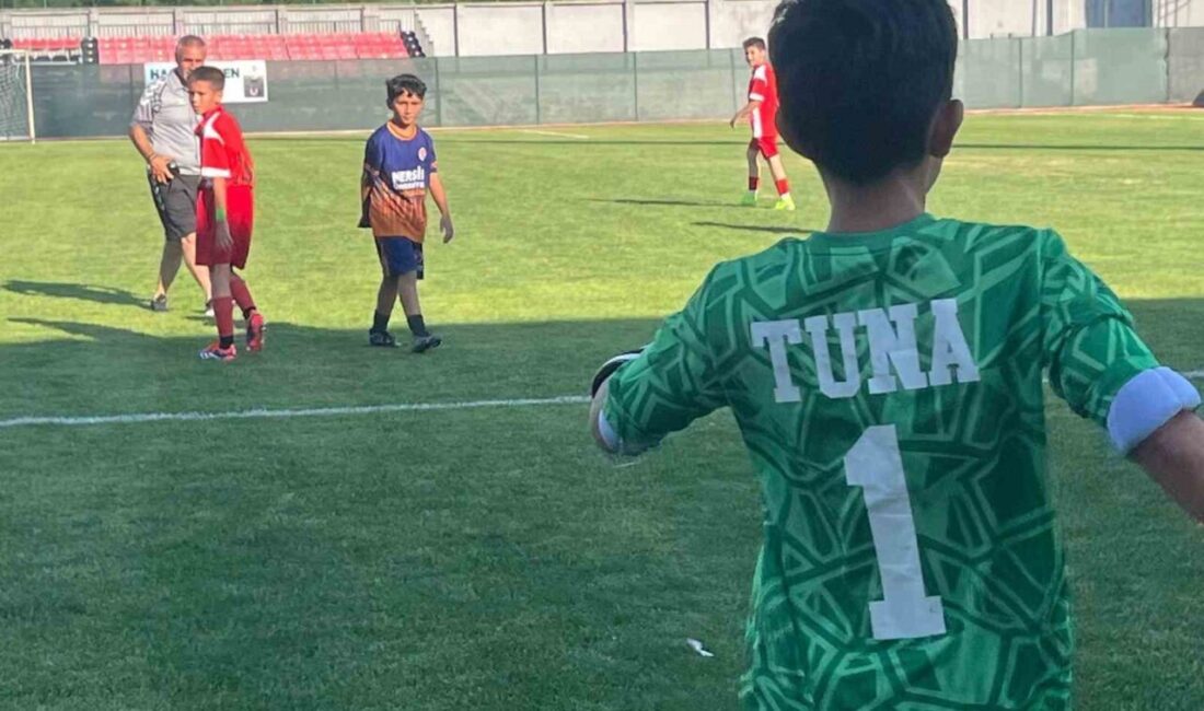 Kütahya'nın Tavşanlı ilçesi, minik futbolcular için düzenlenen yedinci Geleneksel Erdemspor