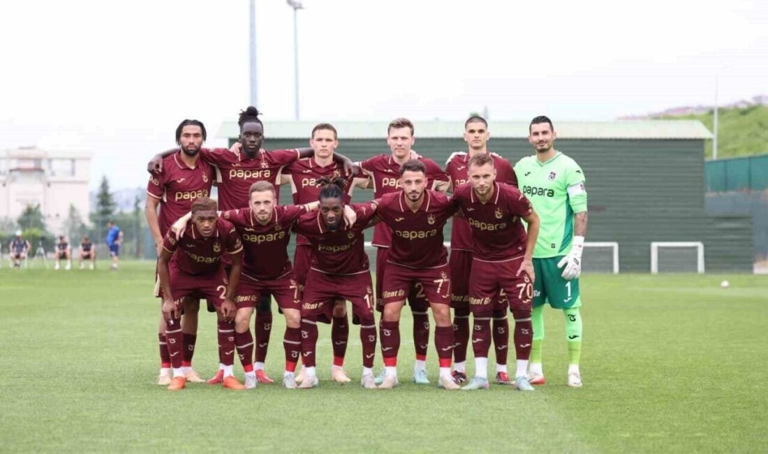 Trabzonspor, yeni sezon hazırlıkları kapsamında Dinamo Tiflis ile oynadığı hazırlık