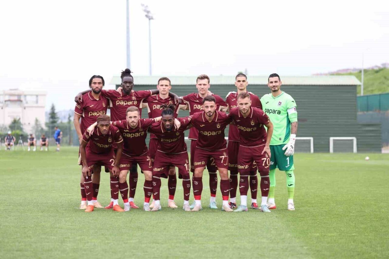 Trabzonspor, yeni sezon hazırlıkları kapsamında Dinamo Tiflis ile oynadığı hazırlık