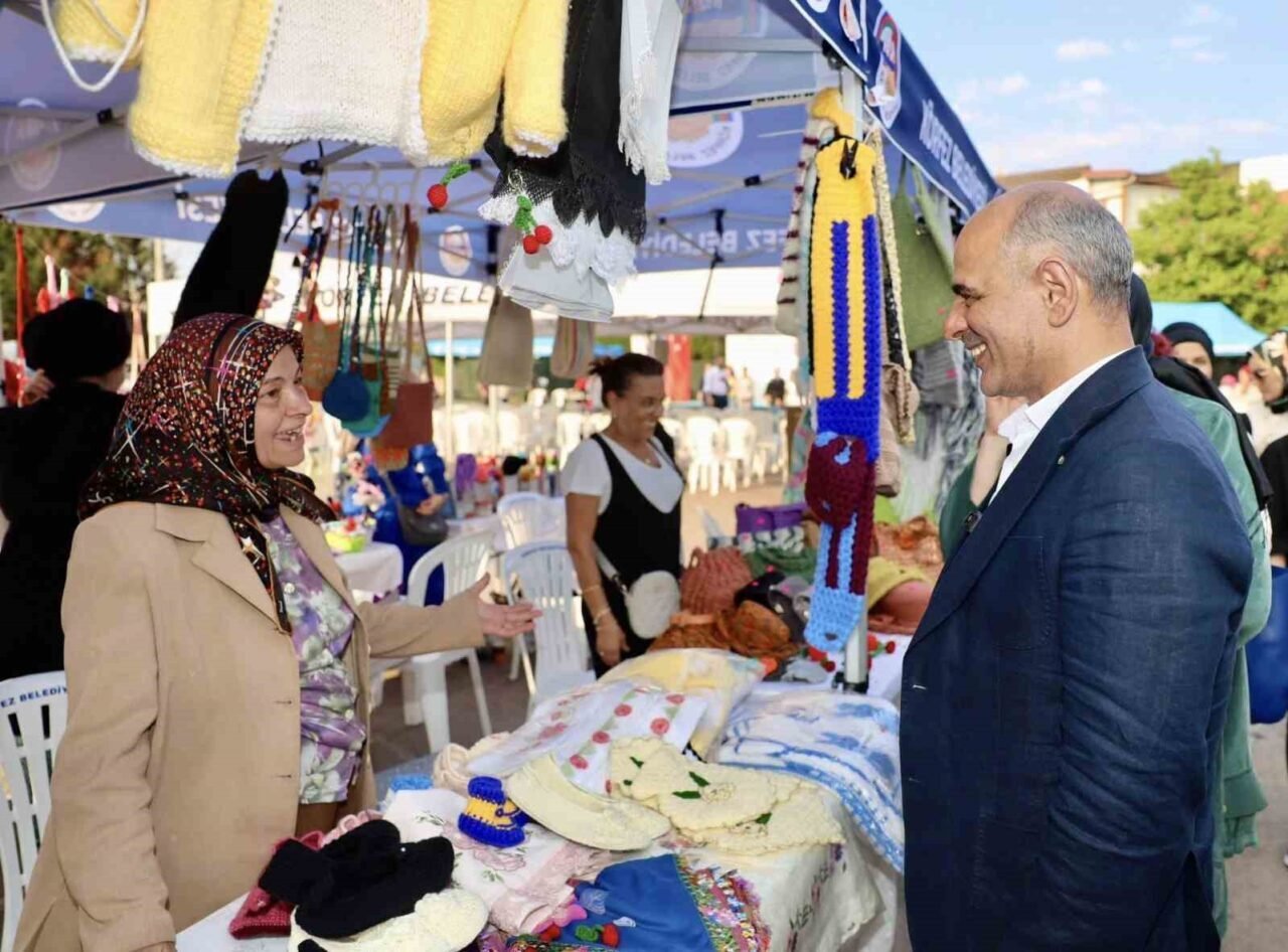 Körfez Belediyesi ve Kocaeli Büyükşehir Belediyesi iş birliğiyle düzenlenen "Üreten