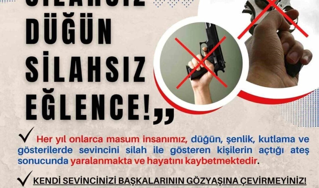 Uşak İl Jandarma Komutanlığı, düğünlerde silah kullanılmaması ve ihbar için
