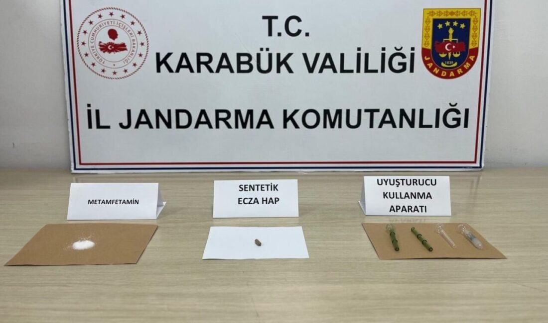 Karabük’te 9 Temmuz 2025 tarihinde düzenlenen uyuşturucu operasyonunda, İl Jandarma