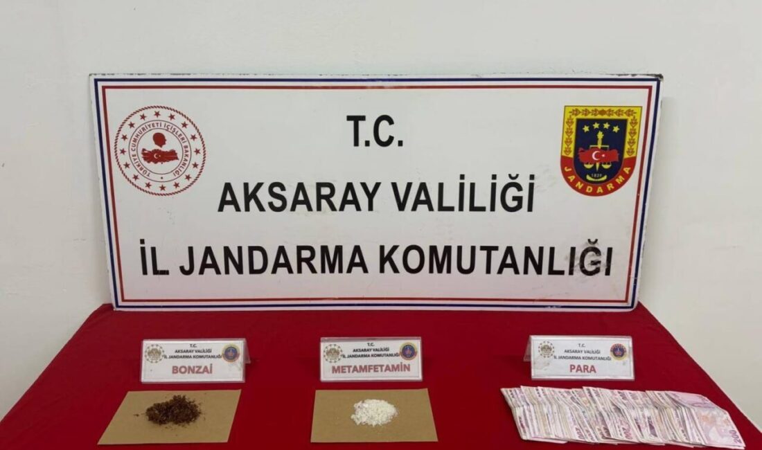 Aksaray’da jandarma, uyuşturucu ticareti yaptığı tespit edilen B.S.’yi yakaladı. Operasyonda