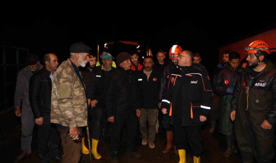 Kars Valisi Ziya Polat, aşırı yağış sonrası meydana gelen sel