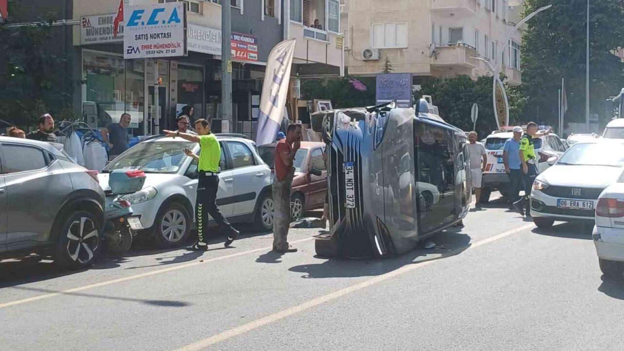 Yalova'nın Çınarcık ilçesinde kontrolden çıkan 34 NDT 372 plakalı elektrikli