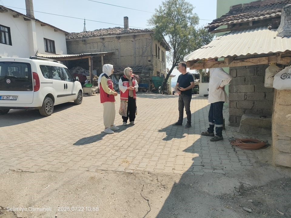 Bilecik'te meydana gelen orman yangınlarının ardından Aile ve Sosyal Hizmetler