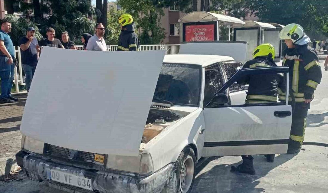 Aydın'ın Kuşadası'ndan yeni aldığı otomobili kısa sürede alev alan U.T.,
