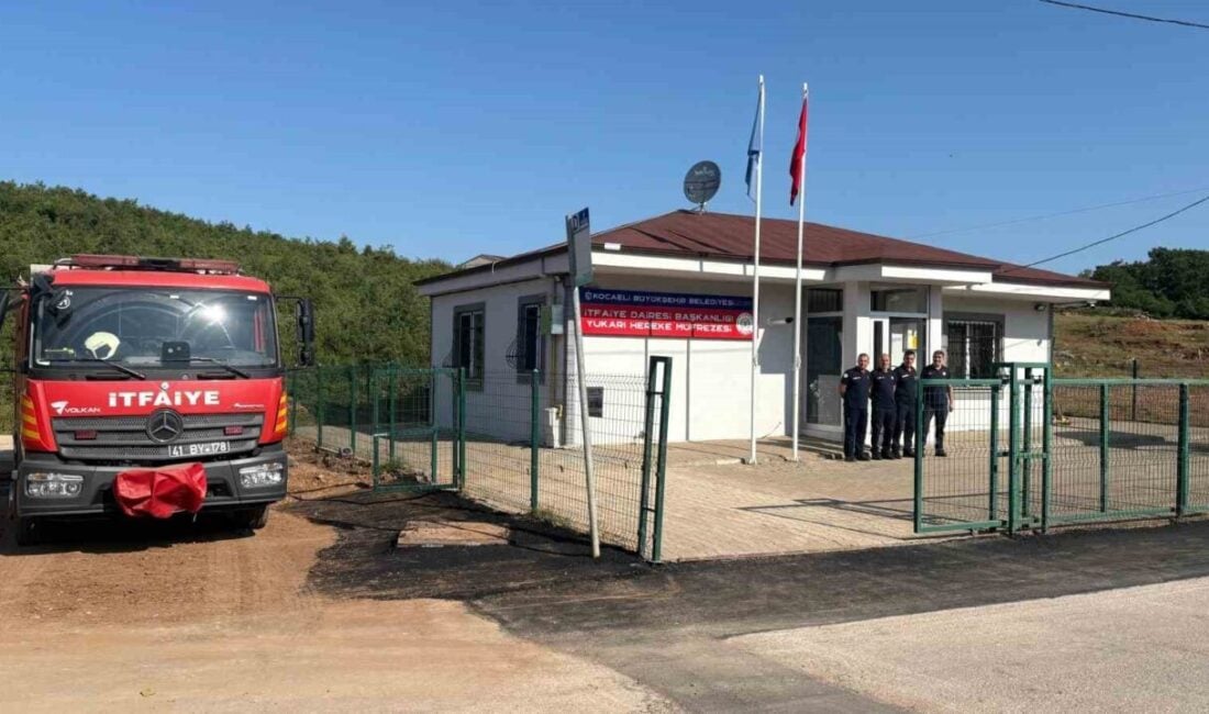 Kocaeli Büyükşehir Belediyesi, Yukarı Hereke'de yeni bir itfaiye müfrezesi inşa