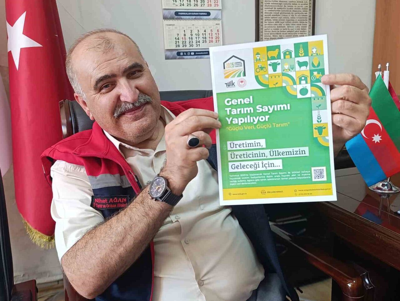 Zonguldak'ta tarım sayımı 1 Temmuz itibarıyla başladı. Tarım ve Orman