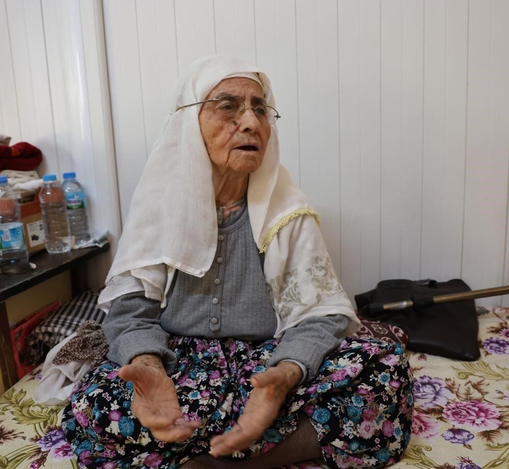 Aydın’ın Köşk ilçesi Ilıdağ mahallesinde yaşayan 101 yaşındaki Hatice Kübra