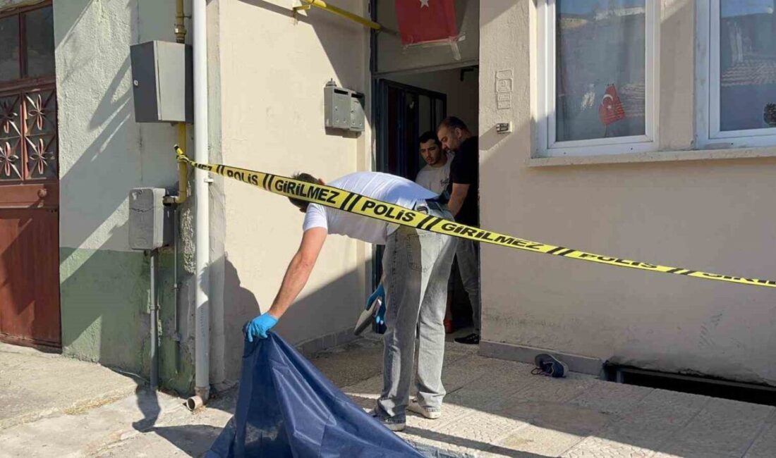 Eskişehir'de, 56 yaşındaki Şükrü Akkaya'nın bodrum katında yaşadığı binanın önünde