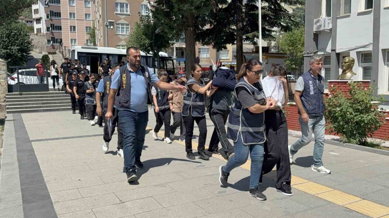 Tokat'ta yasa dışı bahis operasyonunda 12 ilde gözaltına alınan 34