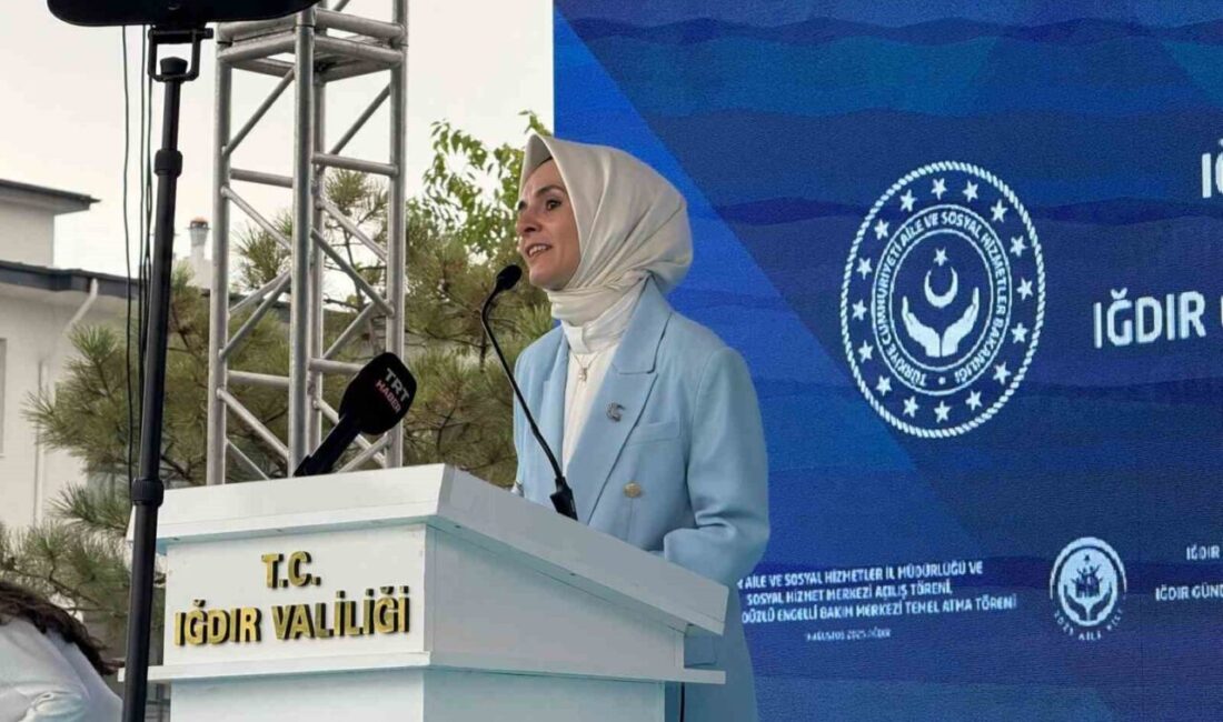Aile ve Sosyal Hizmetler Bakanı Mahinur Özdemir Göktaş, Iğdır'da yeni