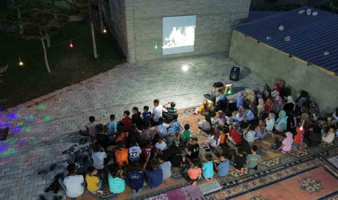 Aksaray’ın Eskil ilçesindeki Çulfa köyünde, yaz Kuran kursunun sonunda düzenlenen