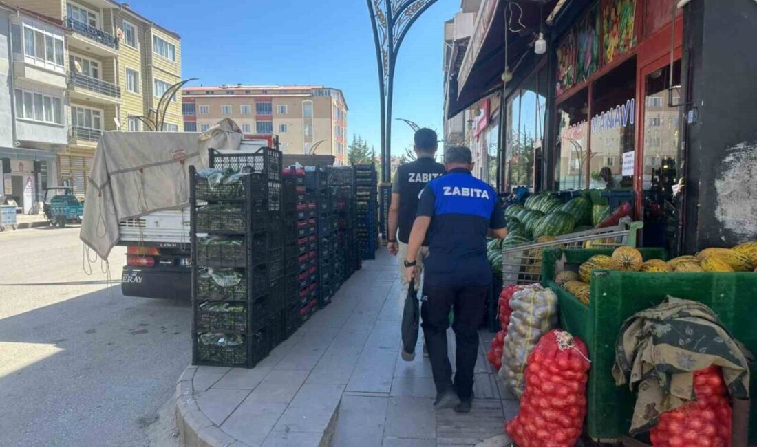 Alaca Belediyesi zabıta ekipleri, ilçe genelinde gıda güvenliğini sağlamak amacıyla