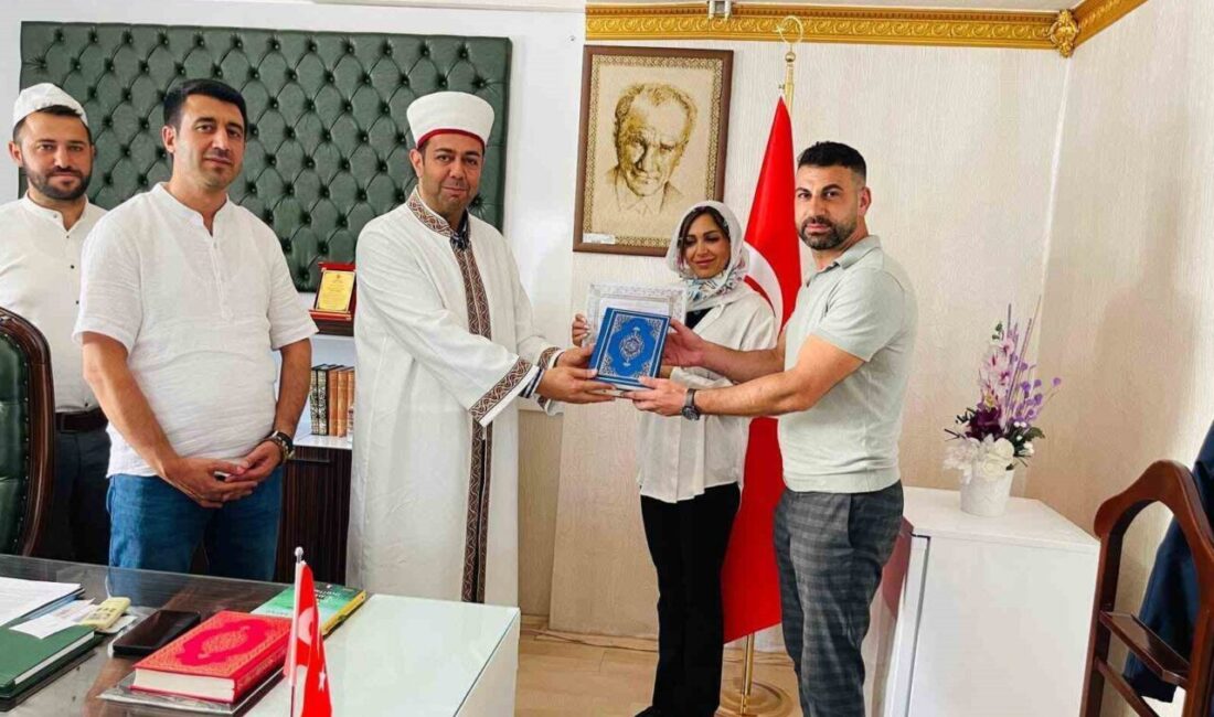 Alman vatandaşı Shıma Ghodsi, Elazığ'ın Kovancılar ilçesinde gerçekleştirilen bir törende