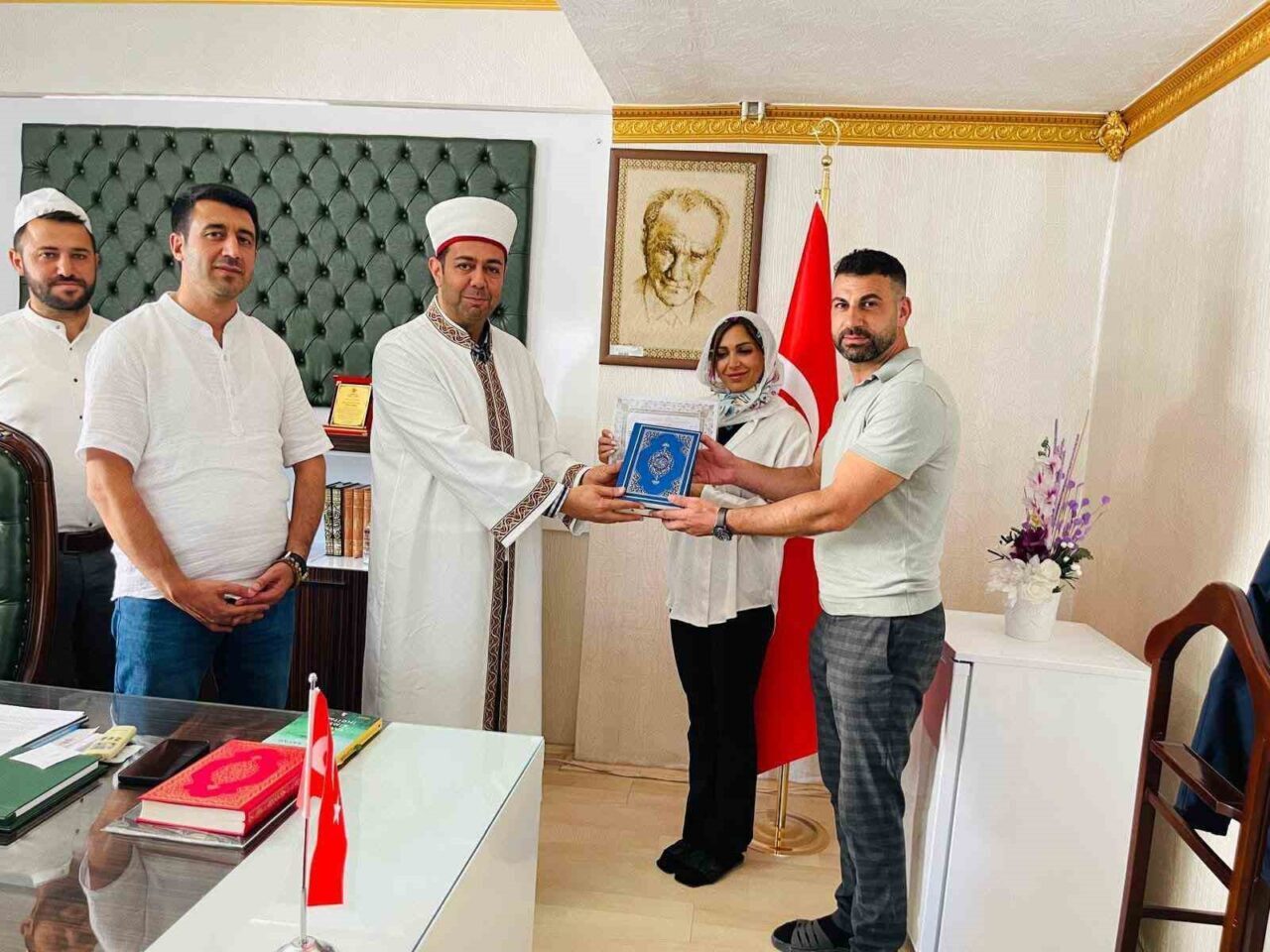 Alman vatandaşı Shıma Ghodsi, Elazığ'ın Kovancılar ilçesinde gerçekleştirilen bir törende