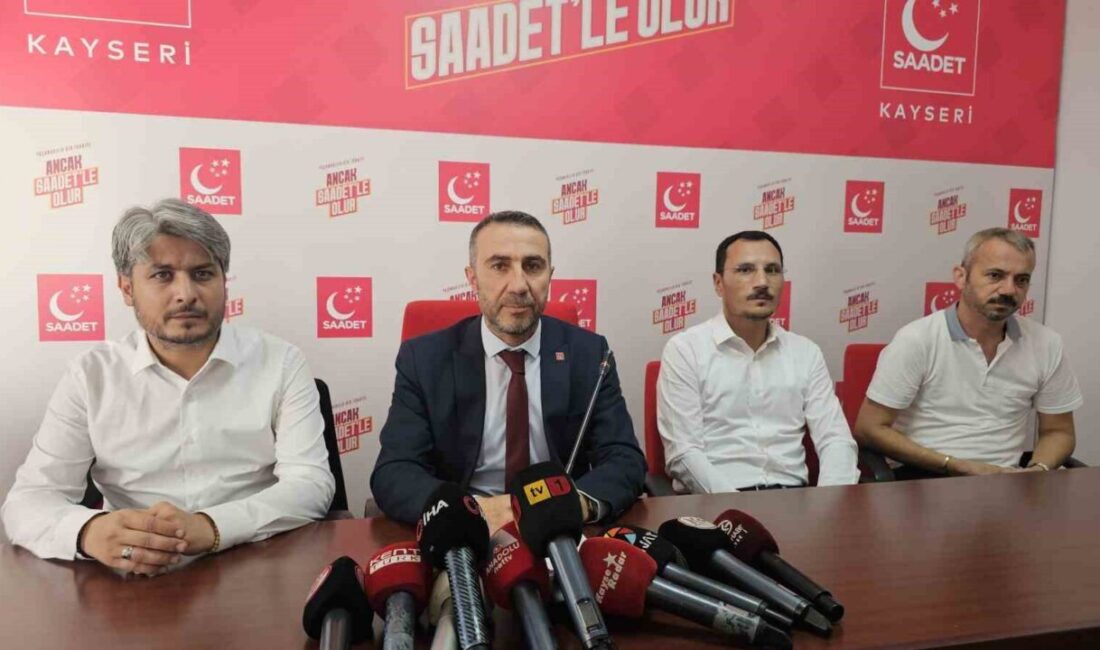 Saadet Partisi Kayseri İl Başkanı Erdal Altun, Kayseri’nin sanayi potansiyeline