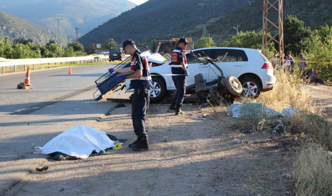 Amasya'da otomobil ile tarım aracı çarpıştı. Nesrin Pazar (53) ve