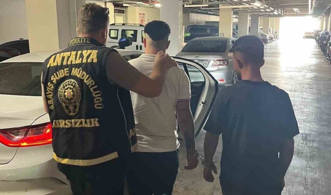 Antalya'da son bir ayda mala karşı işlenen suçlarla ilgili olarak