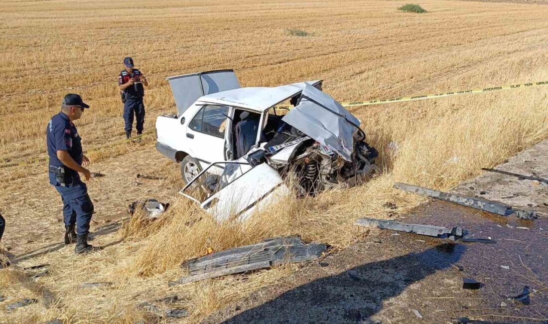 Gaziantep'in Araban ilçesinde traktör ve otomobilin çarpışması sonucu otomobil sürücüsü