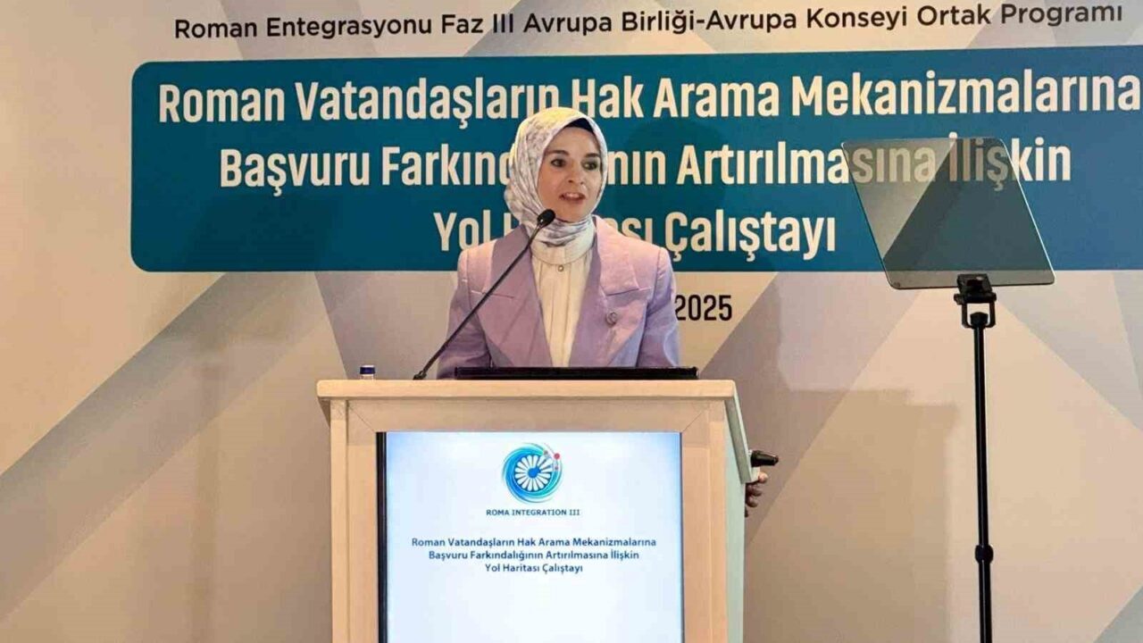 Aile ve Sosyal Hizmetler Bakanı Mahinur Özdemir Göktaş, Roman vatandaşların
