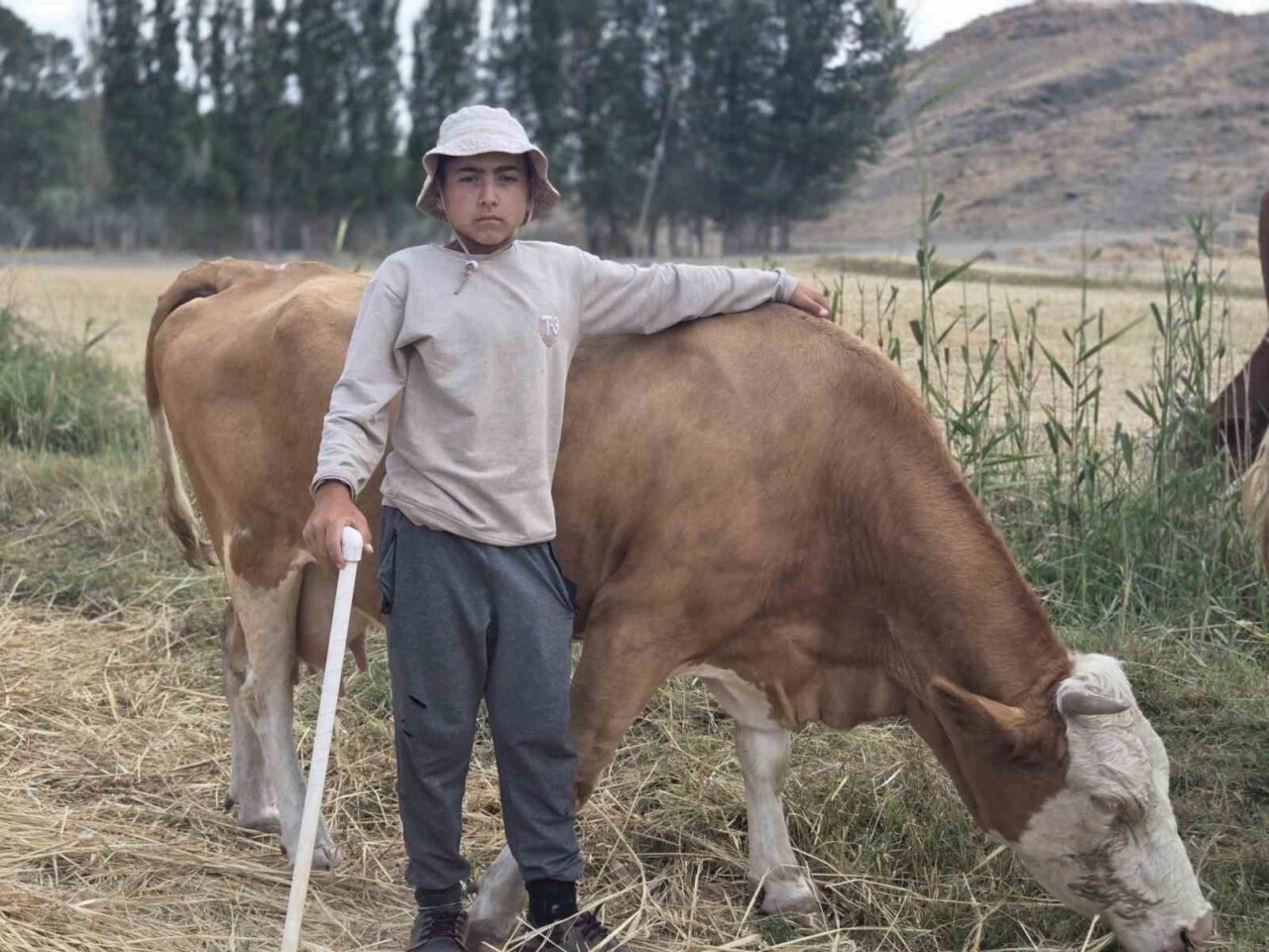 Yozgat'ın Sorgun ilçesinde yaşayan 12 yaşındaki Alperen Atıl, yaz tatillerini