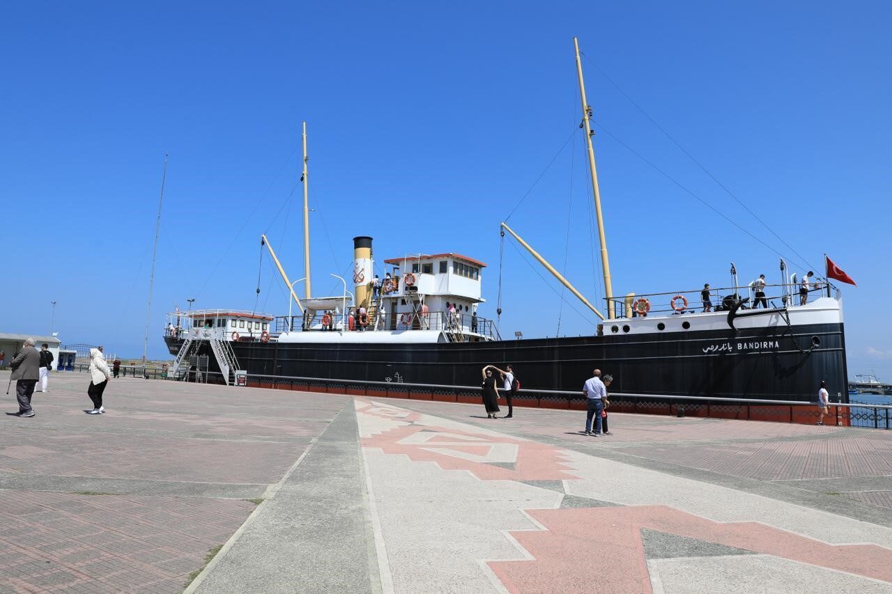 Samsun Büyükşehir Belediyesi'nin Bandırma Gemi Müzesi, yaz sezonunda 100 binden