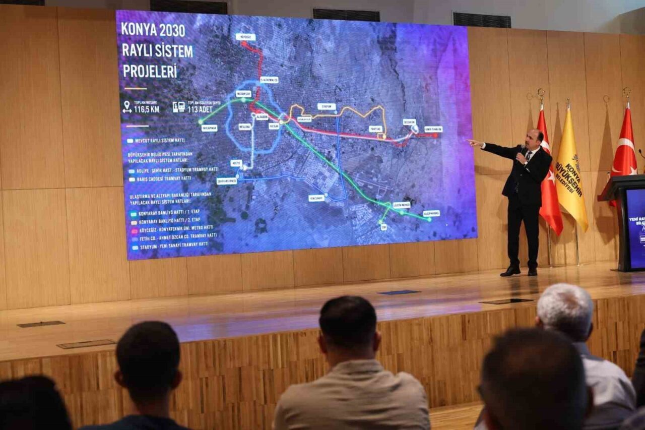 Konya Büyükşehir Belediye Başkanı Uğur İbrahim Altay, Barış Caddesi Tramvay