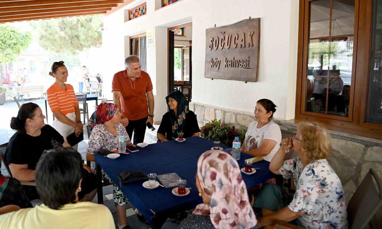 Kuşadası’nda modern bir sosyal tesis olarak yenilenen Soğucak Mahallesi Köy