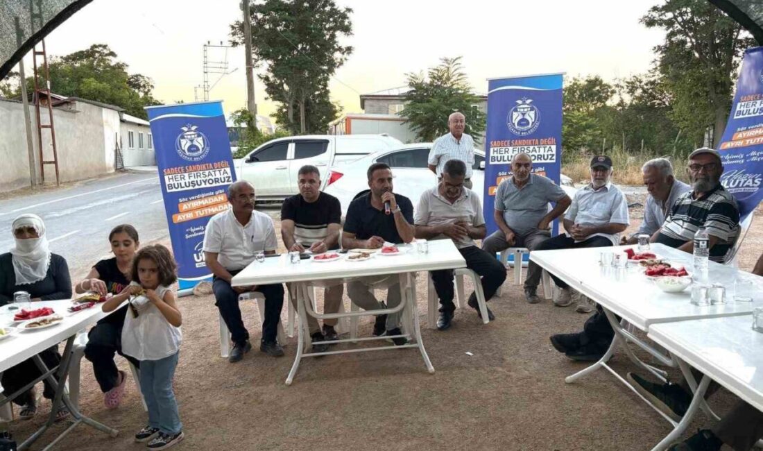 Akçadağ Belediye Başkanı Hasan Ulutaş, Bahri Mahallesi’nde düzenlediği vatandaş buluşmasında