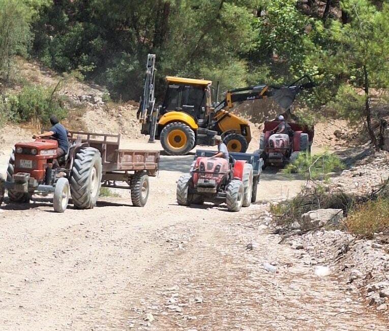 Bozdoğan’da, incir üreticilerine yönelik arazi yolu düzenleme çalışmaları, Belediye Başkanı