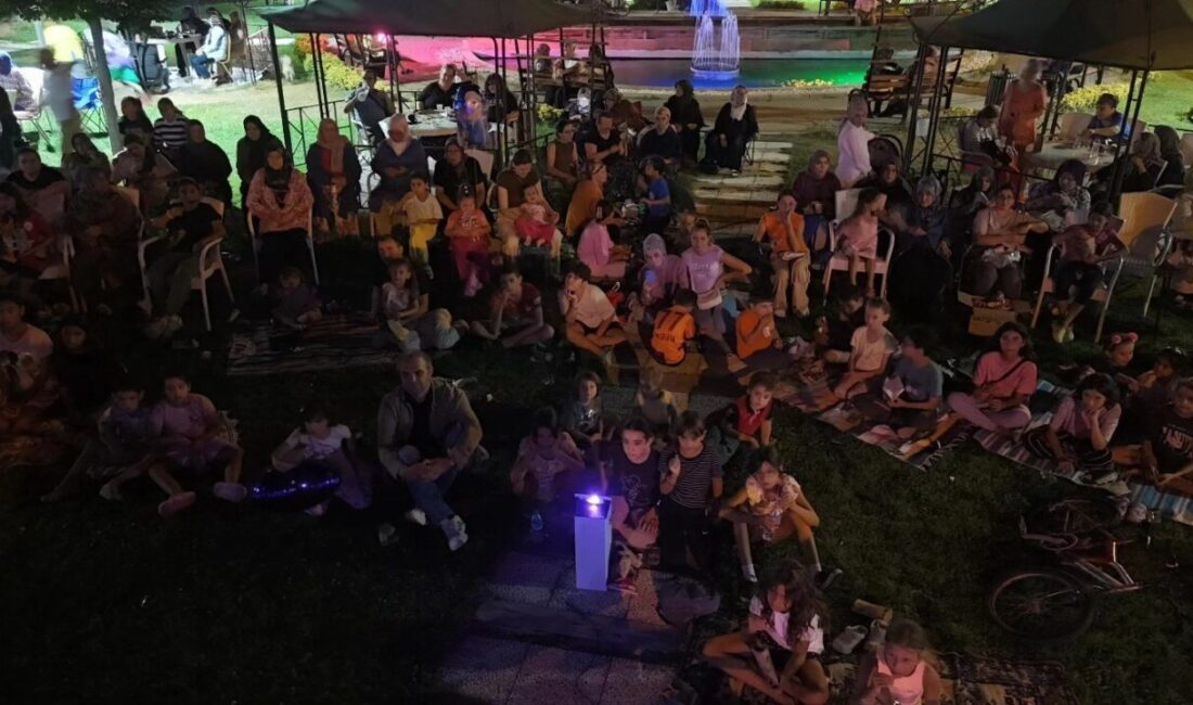 Bilecik’in Bayırköy beldesinde açık hava sinema etkinlikleri başladı. İlk film