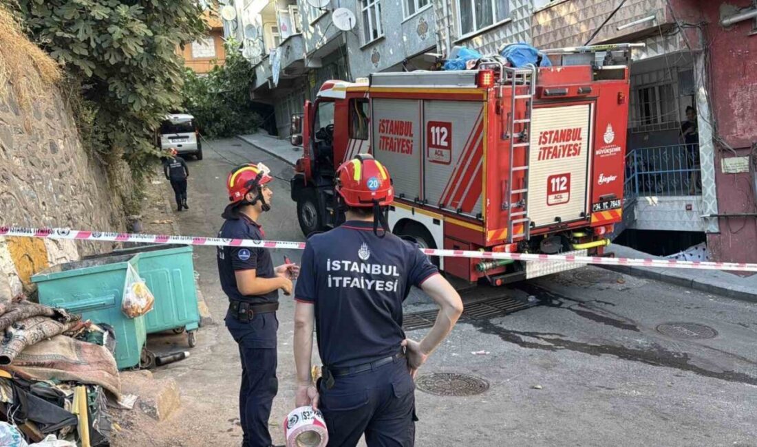 İstanbul Beyoğlu'nda devrilen bir incir ağacı, iki elektrik direğini yıkarak