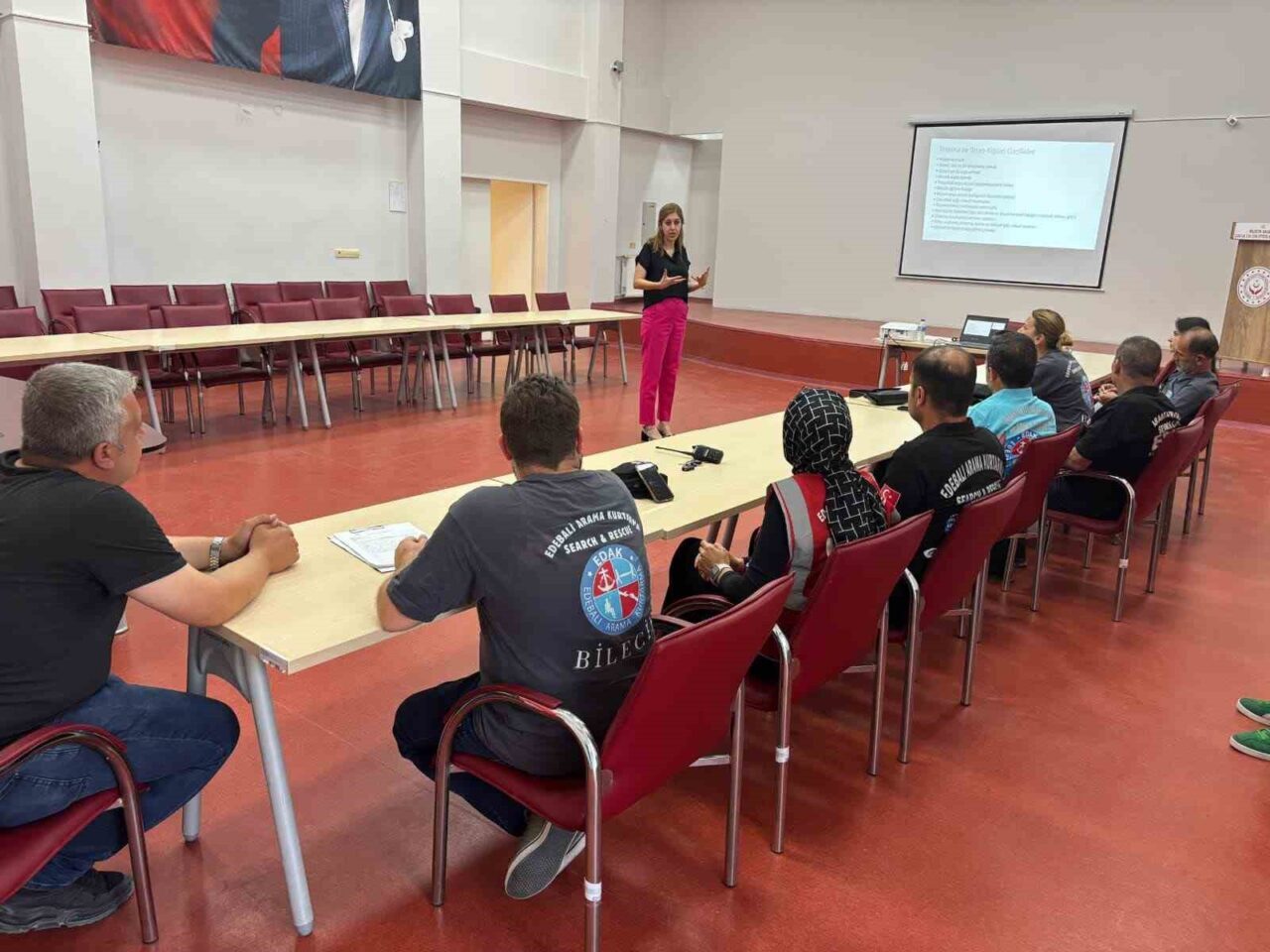 Bilecik Edebali Arama Kurtarma Derneği (EDAK) gönüllüleri, Meltem Yavaş'tan afetlerde