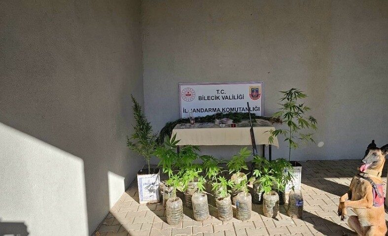 Bilecik İl Jandarma Komutanlığı, Pazaryeri ilçesinde bir şahsın evinde yasa