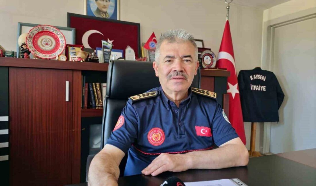 Kayseri İtfaiye Daire Başkanı Mustafa Kızılkan, binalarda yangın güvenliği için