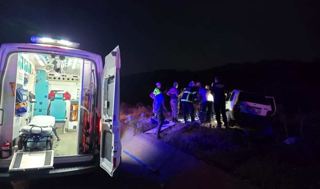 Bingöl-Elazığ karayolu Yolçatı mevkiinde bir otomobilin ata çarpması sonucu 2