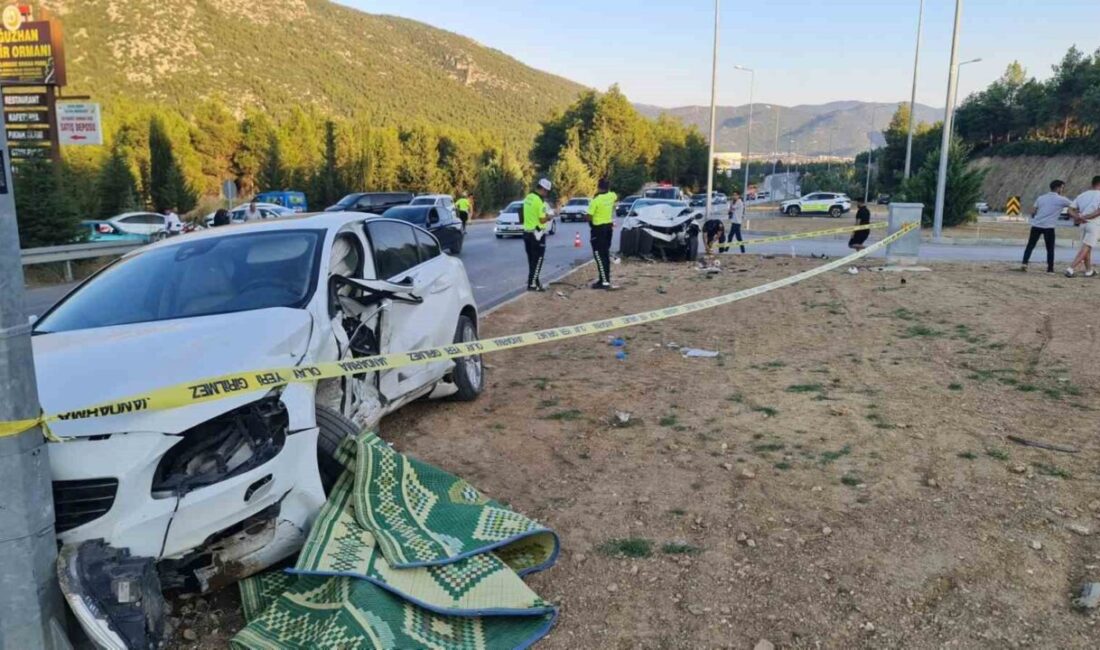 Burdur'un Bucak ilçesinde gerçekleşen trafik kazasında, Ali U. (60) ve